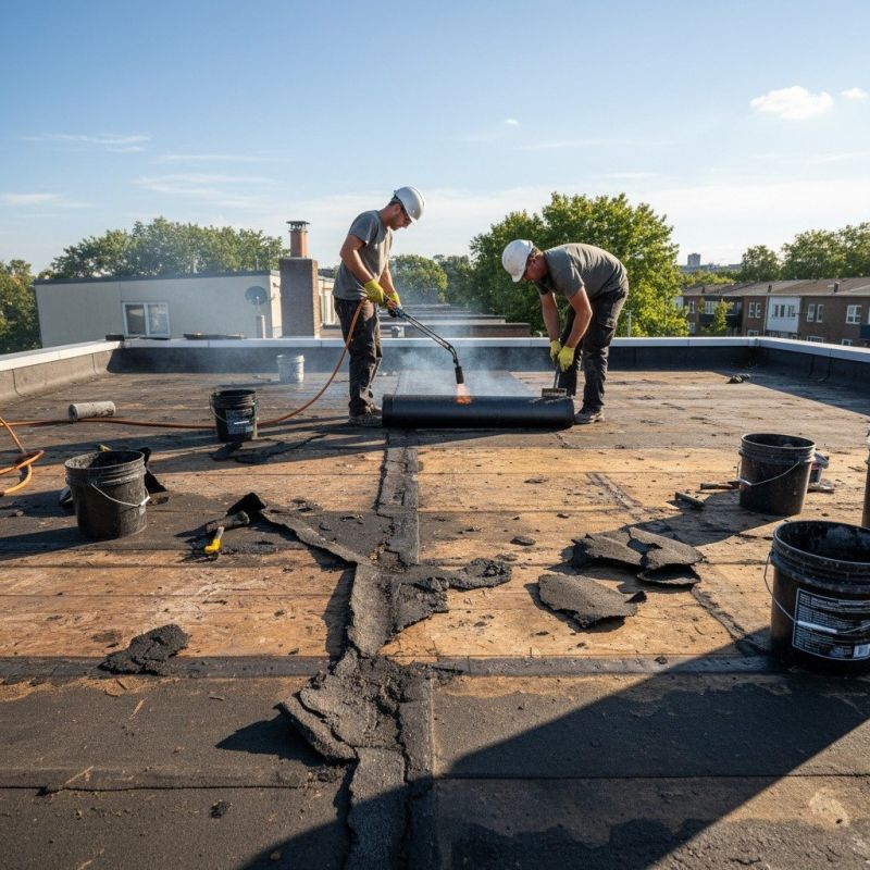Flat Roof Patching