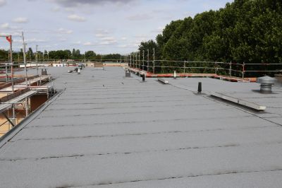 Flat Roof Patching detail
