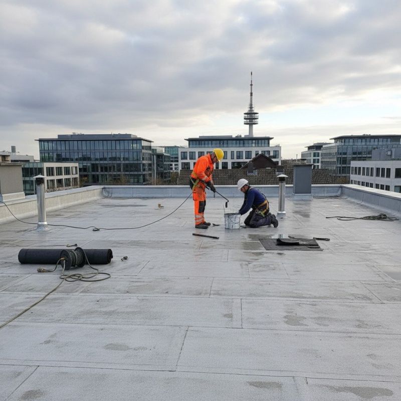 Flat Roof Patching detail